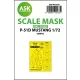 Art Scale Kit P-51D Mustang one-sided painting mask for Airfix - egyoldalas kabinmaszk
