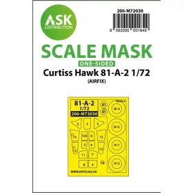   Art Scale Kit Curtiss Hawk 81-A-2 one-sided painting mask for Airfix - egyoldalas kabinmaszk