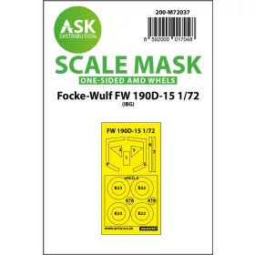   Art Scale Kit Focke-Wulf Fw 190D-15 one-sided painting mask for IBG - egyoldalas kabinmaszk