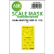 Art Scale Kit Focke-Wulf Fw 190D-15 one-sided painting mask for IBG - egyoldalas kabinmaszk