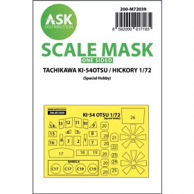   Art Scale Kit Tachikawa Ki-54OTSU / Hickory one-sided painting mask for Special Hobby - egyoldalas kabinmaszk