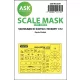 Art Scale Kit Tachikawa Ki-54OTSU / Hickory one-sided painting mask for Special Hobby - egyoldalas kabinmaszk