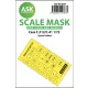 Art Scale Kit Casa C.212/C-41 one-sided painting mask for Special Hobby - egyoldalas kabinmaszk