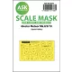 Art Scale Kit Gloster Meteor Mk.8/9/10 one-sided painting mask  for Special Hobby - egyoldalas kabinmaszk