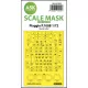 Art Scale Kit Piaggio P.108B one-sided painting express mask for Special Hobby - pontos illeszkedésű egyoldalas kabinmaszk