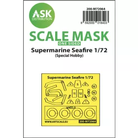   Art Scale Kit Spitfire Mk.21, Mk.22, Mk.24 / Seafire Mk.45, MK.46, Mk.47 – egyoldalas kabinmaszk