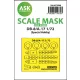 Art Scale Kit DB-8/A-17 one-sided express mask for Special Hobby - pontos illeszkedésű egyoldalas kabinmaszk