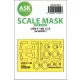 Art Scale Kit F-14B one-sided express fit mask for Academy - pontos illeszkedésű egyoldalas kabinmaszk