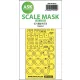 Art Scale Kit C-130J one-sided express fit mask for Zvezda - pontos illeszkedésű egyoldalas kabinmaszk