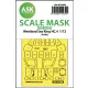 Art Scale Kit Westland Sea King HC.4  one-sided express fit mask for Airfix - pontos illeszkedésű egyoldalas kabinmaszk