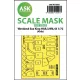 Art Scale Kit Westland Sea King HAR.3 / Mk.43  one-sided express fit mask for Airfix - pontos illeszkedésű egyoldalas kabinmaszk