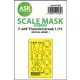Art Scale Kit F-84F Thunderstreak  one-sided express fit mask for Special Hobby - pontos illeszkedésű egyoldalas kabinmaszk