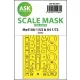 Art Scale Kit Messerschmitt Me 410A-1/U2 & U4  one-sided express fit mask for Airfix - pontos illeszkedésű egyoldalas kabinmaszk
