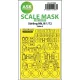 Art Scale Kit Stirling Mk.III one-sided express fit mask for Italeri - pontos illeszkedésű egyoldalas kabinmaszk