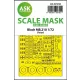 Art Scale Kit Bloch MB.210 one-sided fit express mask for Special Hobby - pontos illeszkedésű egyoldalas kabinmaszk