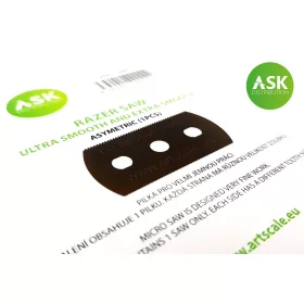   Art Scale Kit ASK Razor Saw - ultra and extra smooth asymmetric 70/43 teeth 1 pc. – precíziós modellező fűrész