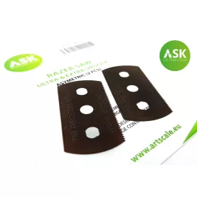   Art Scale Kit ASK Razor Saw - ultra and extra smooth asymmetric 70/43 teeth 2 pc. – precíziós modellező fűrész