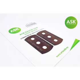   Art Scale Kit ASK Razor Saw - ultra smooth symmetric 70/70 teeth 2 pc. – precíziós modellező fűrész