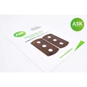   Art Scale Kit ASK Razor Saw - extra smooth symmetric 43/43 teeth 2 pc. – precíziós modellező fűrész