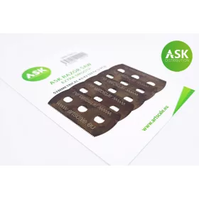   Art Scale Kit ASK Razor Saw - extra smooth symmetric 43/43 teeth 5 pc. – precíziós modellező fűrész