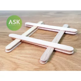   Art Scale Kit Wooden Stick 114 x 10 mm (8 pcs) – modellező kellék