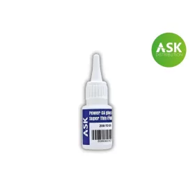   Art Scale Kit ASK Super Thin instant glue CA 20g – CA pillanatragasztó