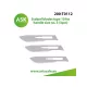 Art Scale Kit Scalpel blades type 10 for handle size no. 3 (3pcs) – csere szikepenge