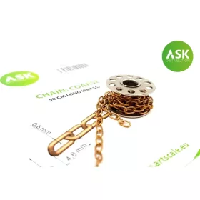   Art Scale Kit Chain: Coarse - 50 cm long (brass) – modellező alapanyag