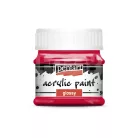 Pentart Fényes piros színű akril bázisú hobbi festék 50 ml
