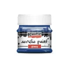 Pentart Fényes sötétkék színű akril bázisú hobbi festék 50 ml