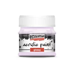   Pentart Fényes pasztelibolya színű akril bázisú hobbi festék 50 ml