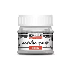   Pentart Fényes szürke színű akril bázisú hobbi festék 50 ml