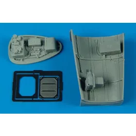   Aires Bf 109G radio equipment - late ver. für Hasegawa-Bausatz - repülőgép-rádióberendezés, késői változat