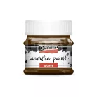 Pentart Fényes sötétbarna színű akril bázisú hobbi festék 50 ml