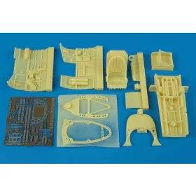   Aires Spitfire Mk. V Cockpit Set für Hasegawa-Bausatz - cockpitkészlet