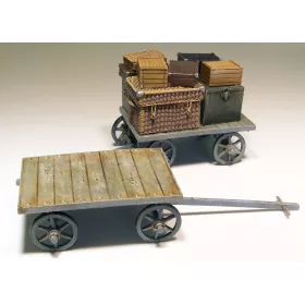   Plus Model Railway car on baggages – dioráma kellék makett