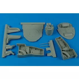   Aires F8F-1 Bearcat wheel bay Für Trumpeter Bausatz - futóműakna
