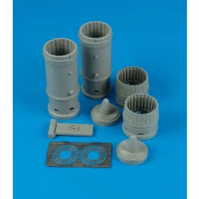   Aires F-4B/C/D/N Phantom II exhaust nozzles für Tamiya Bausatz - hajtómű-fúvócsövek