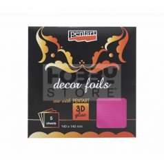 Pentart Dekorfólia metál magenta 20740