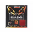 Pentart Dekorfólia metál bordó 20741