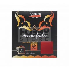 Pentart Dekorfólia metál bordó 20741