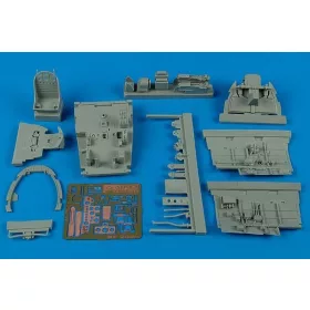   Aires Nakajima Ki84 Hayate cockpit set für Hasegawa Bausatz - cockpitkészlet
