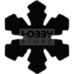 Formalyukasztó 25 mm, Hópehely 2 - 20858