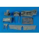 Aires F-8E/H Crusader cockpit set für Trumpeter Bausatz - cockpitkészlet