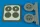 Aires Bf 109E wheels Für Eduard Bausatz - kerekek