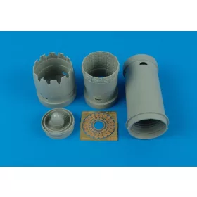   Aires F-16C block 30/40/50/60 exhaust nozzle für Tamiya Bausatz - hajtómű-fúvócső