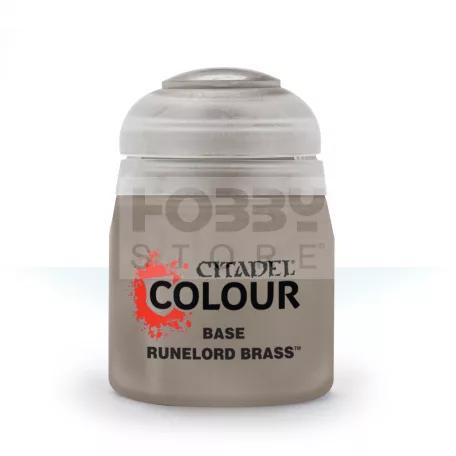 Citadel Colour Base - Runelord Brass 12 ml akrilfesték 21-56