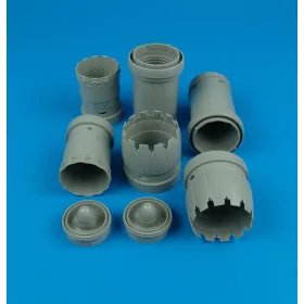   Aires F-15K Slam Eagle exhaust nozzles Für Tamiya Bausatz - hajtómű-fúvócsövek