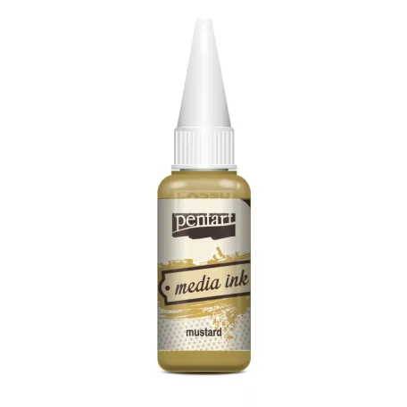 Pentart Média tinta mustár 20 ml 21010