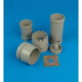   Aires F-16CG/CJ Block 40/50 exhaust nozzles für Academy Bausatz - hajtómű-fúvócsövek